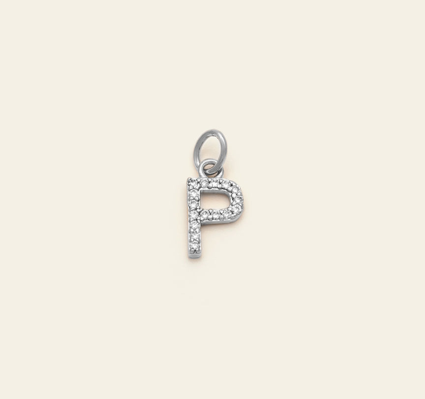 Initial Charms - Sterling Silver