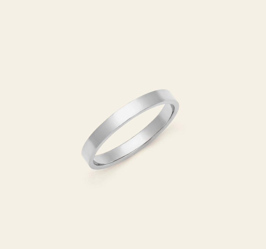 Thick Band - Sterling Silver