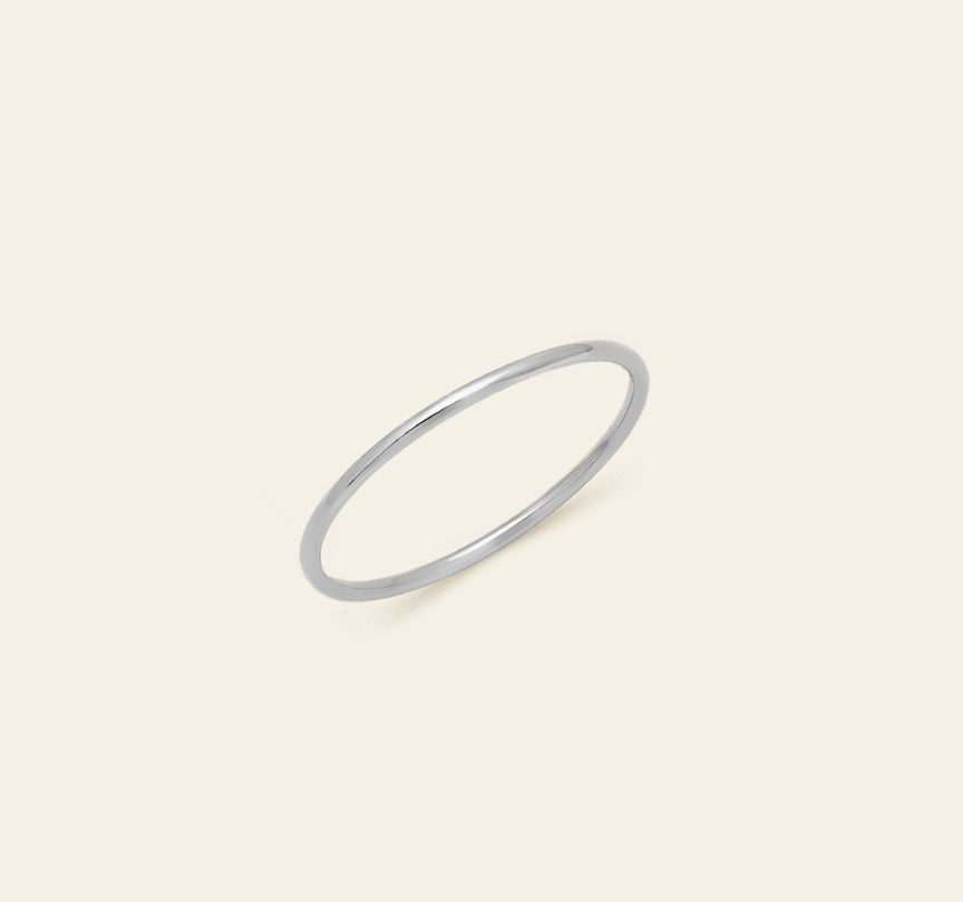 Thin Band - Sterling Silver